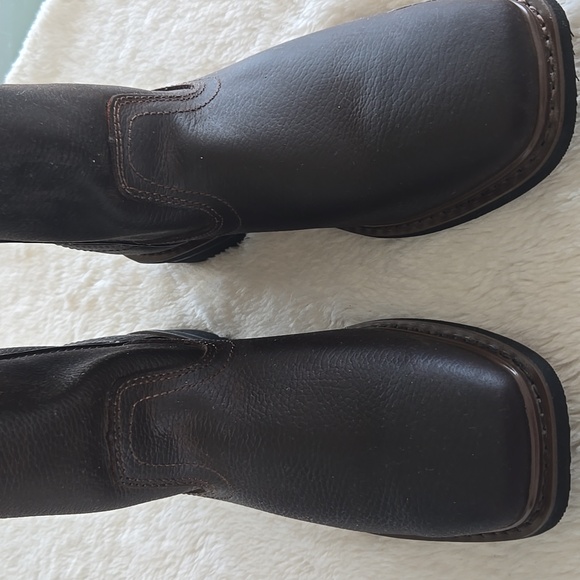 Men's Brown Trail Guide Leather Boots - Picture 2 of 11